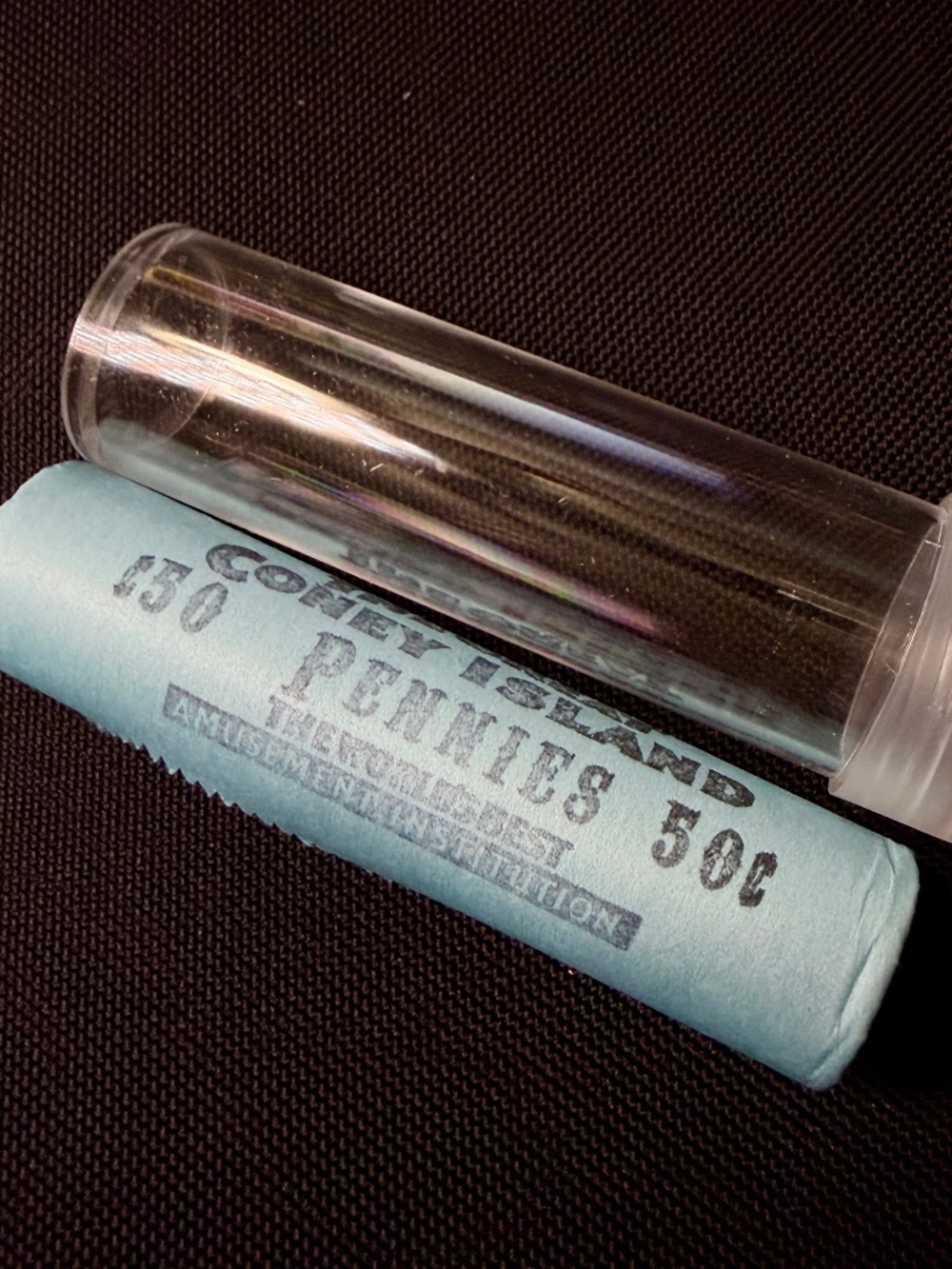 Coney Island Vintage Penny Arcade Roll Wheat Pennies Open Ended ESTATE FIND